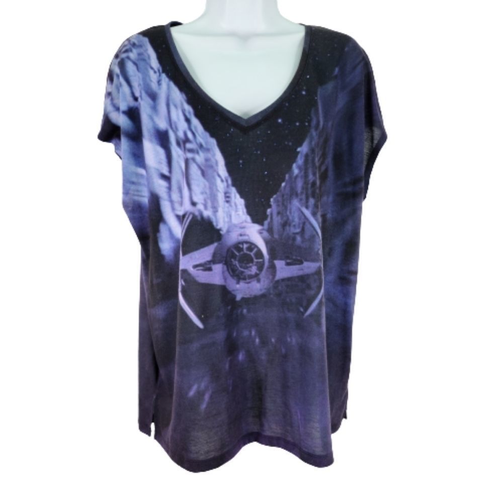 Rock & Republic Star Wars Rhinestones Tie Fighter